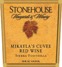 Mikayla's Cuvee Red Wine.